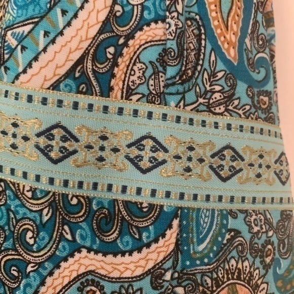 El Shadai Collection Blue MAXI Dress Small - Picture 6 of 10